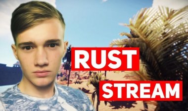 RUST : свежий cтрим от Ютуб блогера "БИСКВИТ", ночное выживание после вайпа, прямая трансляция, смотреть онлайн, рвемся в тренды