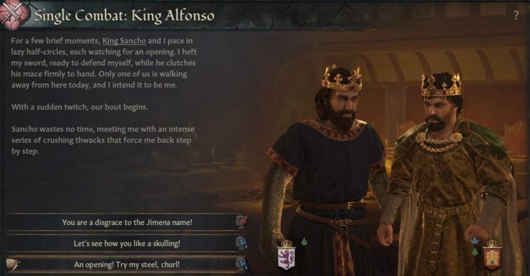Обновление Crusader Kings 3 добавит дуэли и барные потасовки