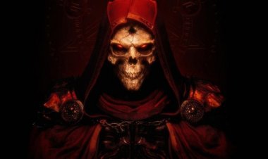 The RX 3060 and RTX 3070 Ti graphics cards are presented in the style of Diablo II: Resurrected