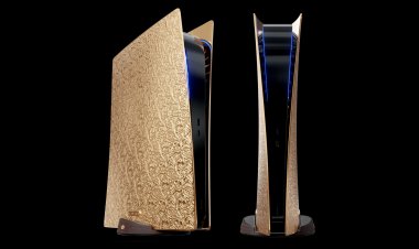 The golden PS5 was released on an ebony stand - it price $352,770